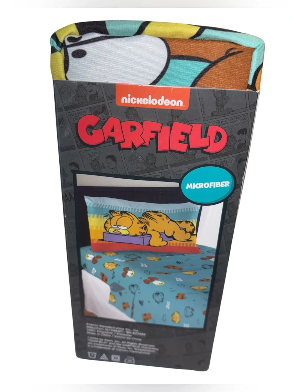 Garfield Kids 3 Piece Teal Blue Sheet Set, Twin multicolor